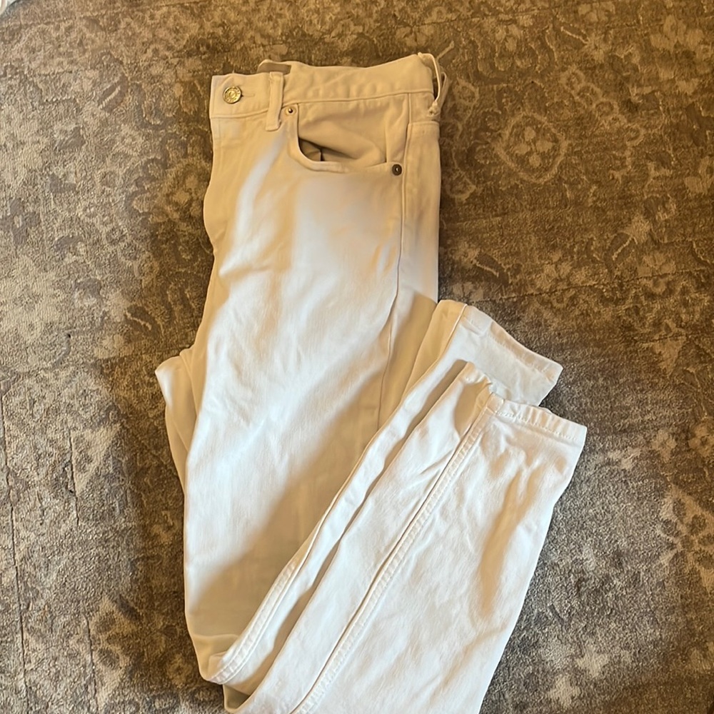 Everlane high rise skinny Jean in white
